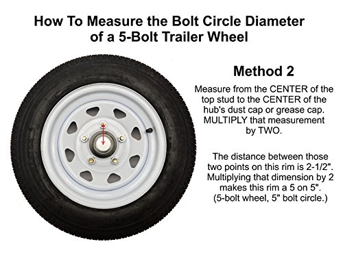 RIGID HITCH INCORPORATED Trailer Hub-Drum Assembly - 5-Bolt on 4-1/2 Bolt Circle (HD-700C-22-A) with 1-1/16 inch I.D. Bearings - Single