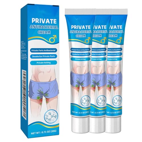 Crème antibactérienne privée pour homme contre les démangeaisons intimes 20g 3 pièces