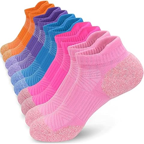ouhos Cushioned Ankle Sports Trainer Socks Cover