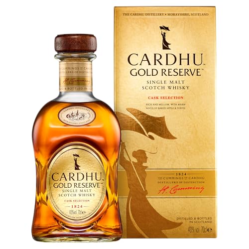 Cardhu Gold Reserve Single Malt Scotch Whisky, 40 % vol, 70 cl, Scotch Whisky, Noten von Bratapfel und Toffee...