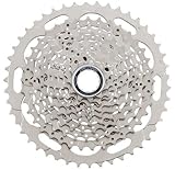 ✅ Empf. Kette: HG-X 10-fach SHIMANO Unisex – Erwachsene CS-M4100 Kassette, Silber, Einheitsgröße