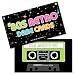 Big Dot of Happiness 80's Retro - Totally 1980s Party Game Scratch Off Dare Cards - 22 Count