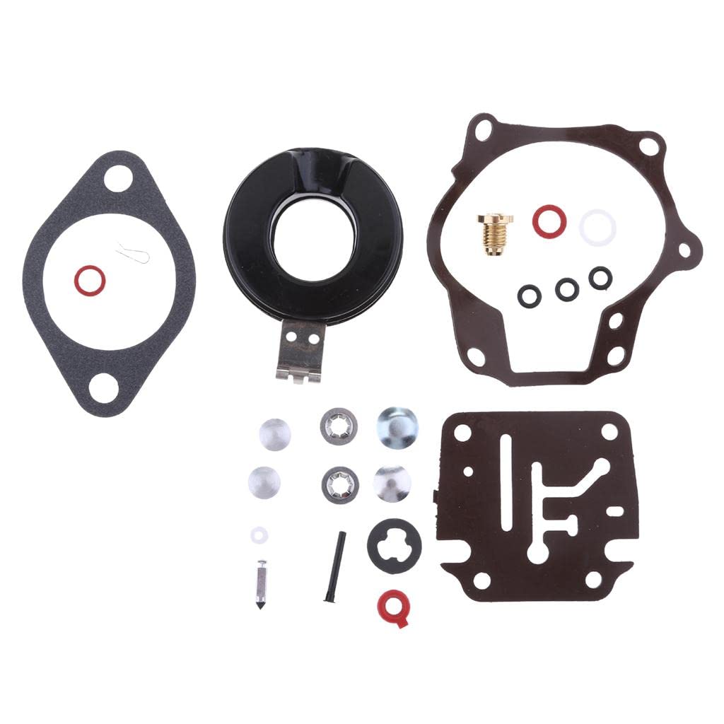 ATORSE® 1 Set Aluminum Engine Carburetor Rebuild Kit Fits for Johnson Evinrude 20Hp30Hp 40Hp 50Hp Outboard Motor-image-8