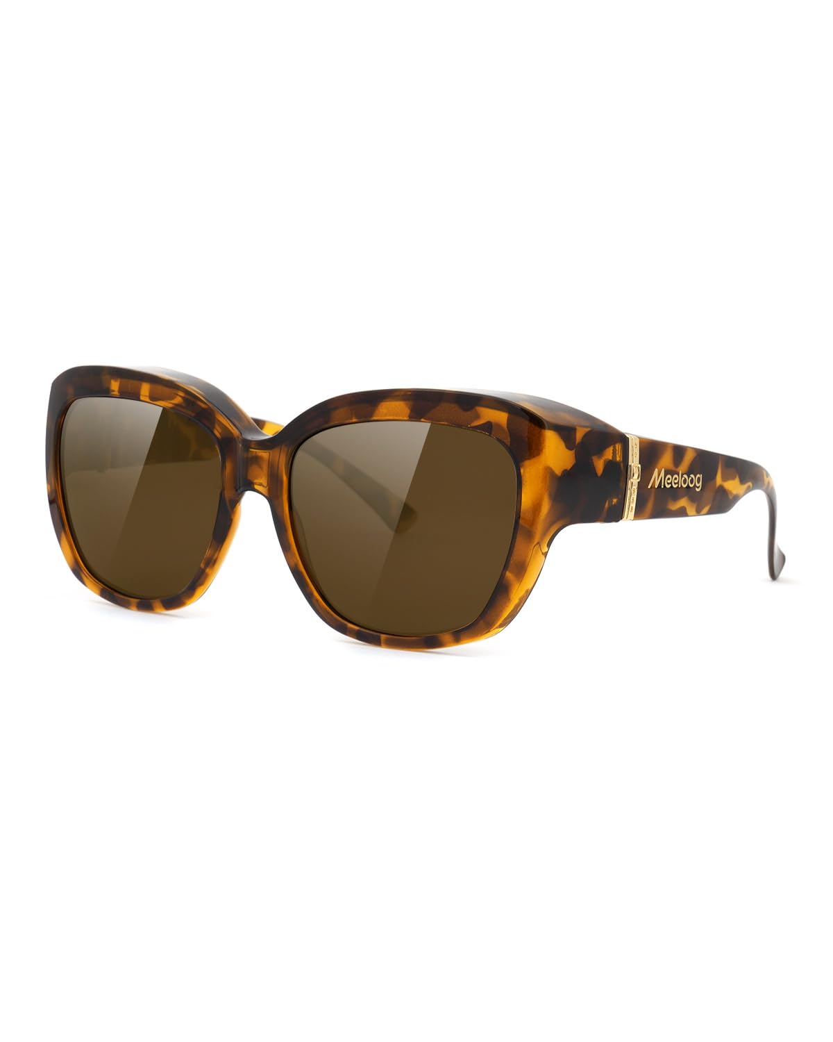 Meeloog Übergroße polarisierte Überbrillen-Sonnenbrille für