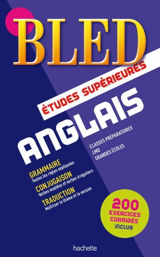 Bled Anglais Études supérieures