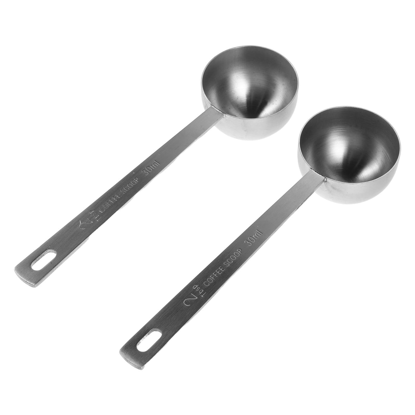 Cucharas medidoras de café Abaodam de acero inoxidable 304 con diseño original