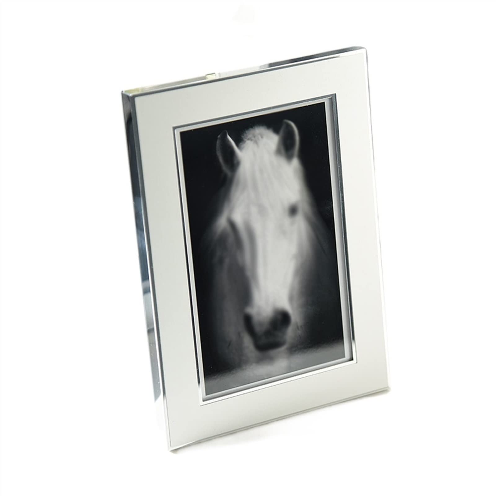 Vintage Photo Frame, European Metal Photo Frame Black 6-10 inch(Black,7 inch)