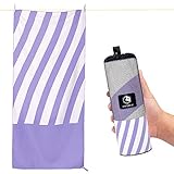VENTURE 4TH Microfiber Beach Towel 63x31.5” for Pool, Swim, Shower, Travel. Lightweight, Quick...