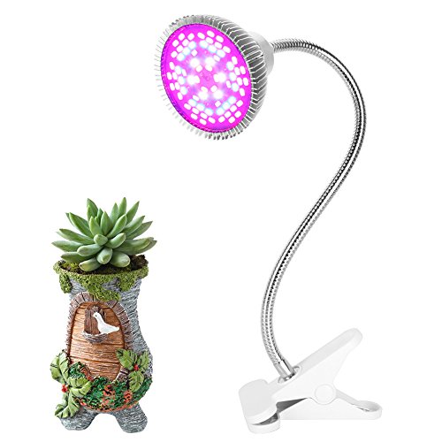 Morsen Grow Light, 50W 78pcs LEDs Full Spectrum Plant Grow Light with Desk