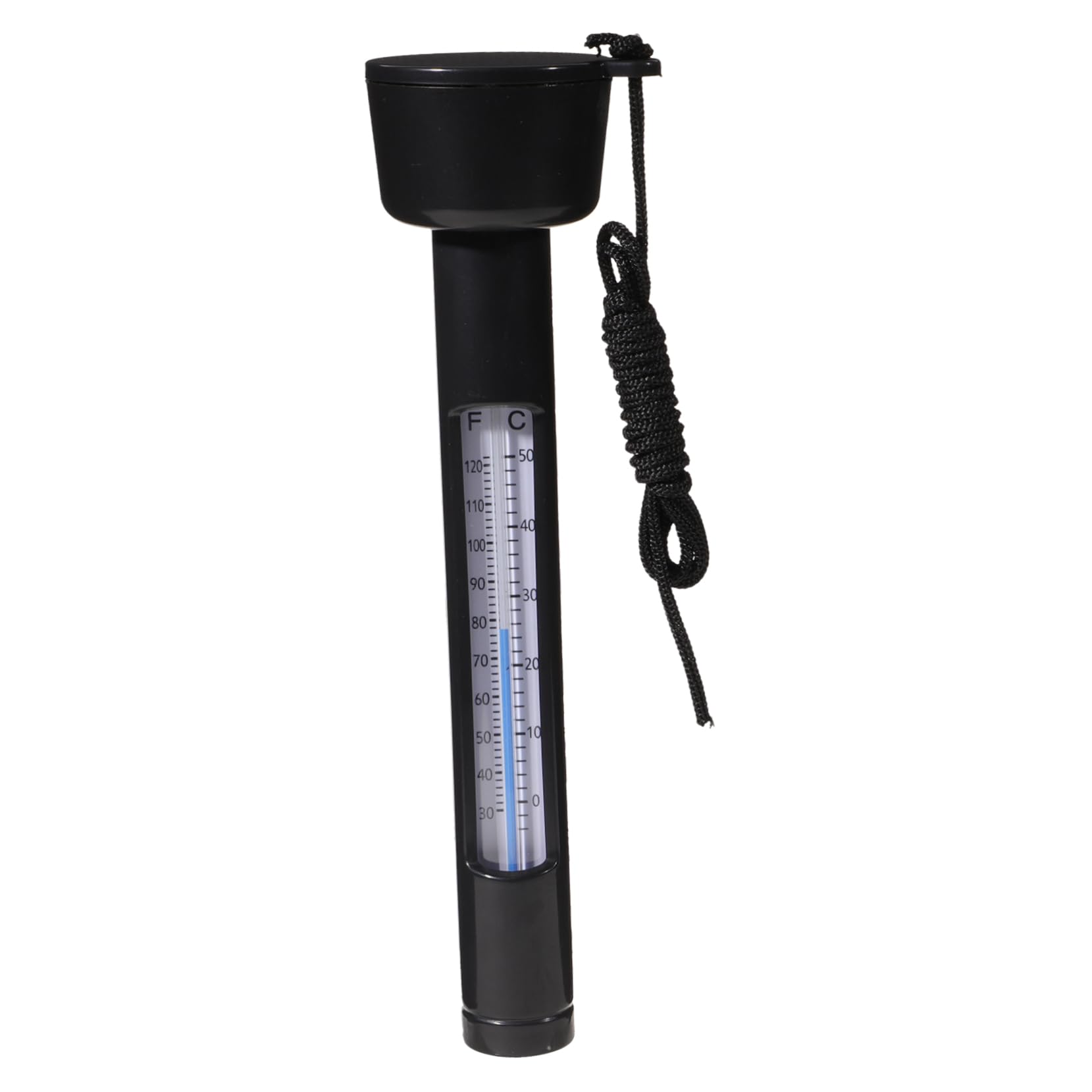 5 Pièces Thermomètre De Piscine Outil De Mesure De La Température De La Piscine Thermomètre Flottant Pour Plongée à Froid Outil De Mesure De La Température De L'eau Black Plastique Yardwe