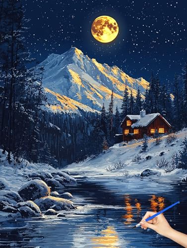 �������G ���i �����h��G ������ Paint by Numbers �i���o�[�y�C���g �q�� ���S�� DIY Cheerful Painting ��H�| �|�p��h���� �A�N�����L�b�g ��l�̂��߂̃N���G�C�e�B�u�Ȏ �a�����v���[���g �z�[�� �I�t�B�X��