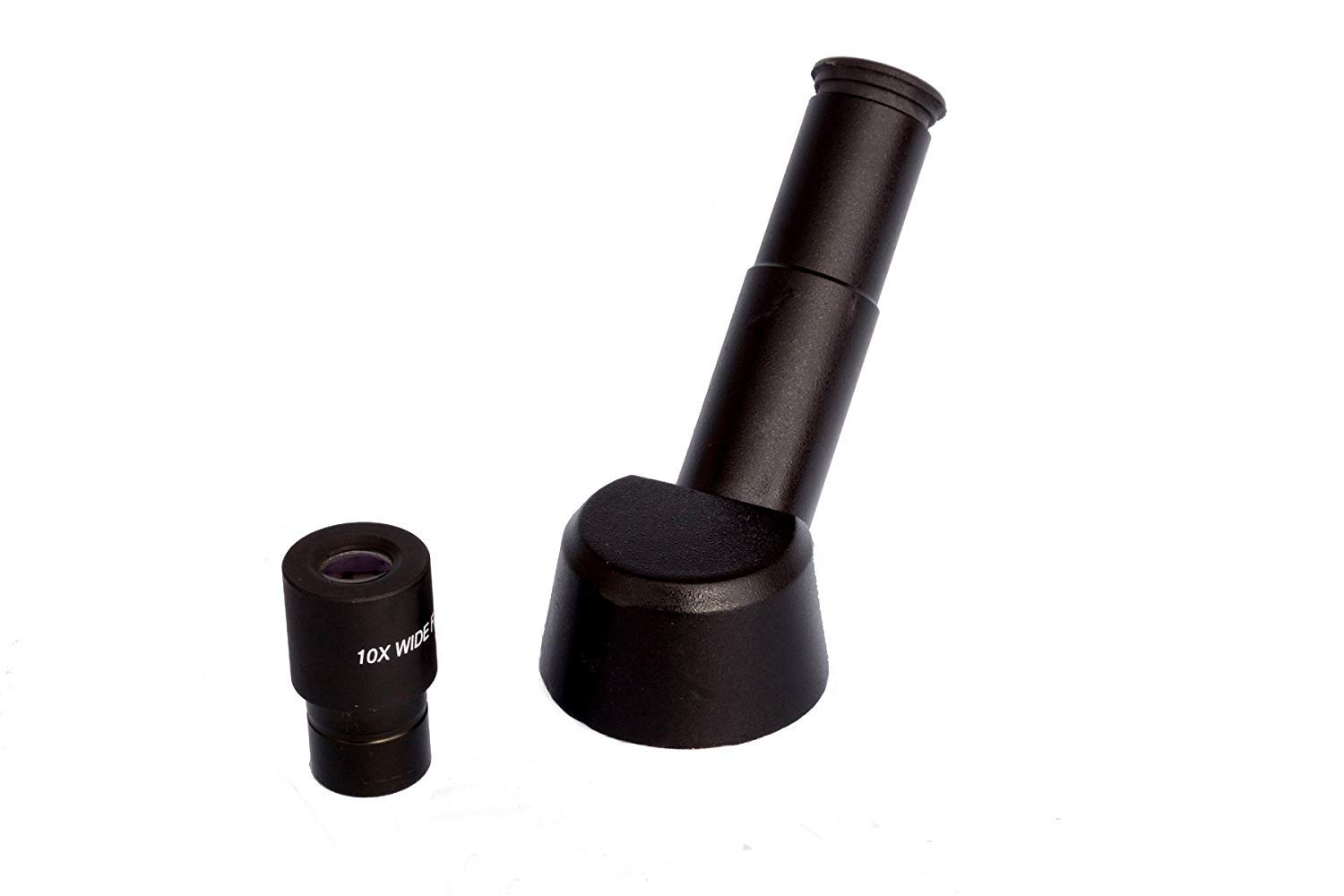 Monocular Microscope Head, Replacement for Research MONOCULAR, Binocular, TRINOCULAR Microscopes, Wide-Field of 10x and 15x Anti-Fungal, Anti Reflection Coated Optics