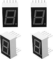 Vista 7 de Othmro 5pcs ánodo común pantalla LED tubo digital 3 bits 7 segmento negro 11pin con una buena salida de luz uniforme
