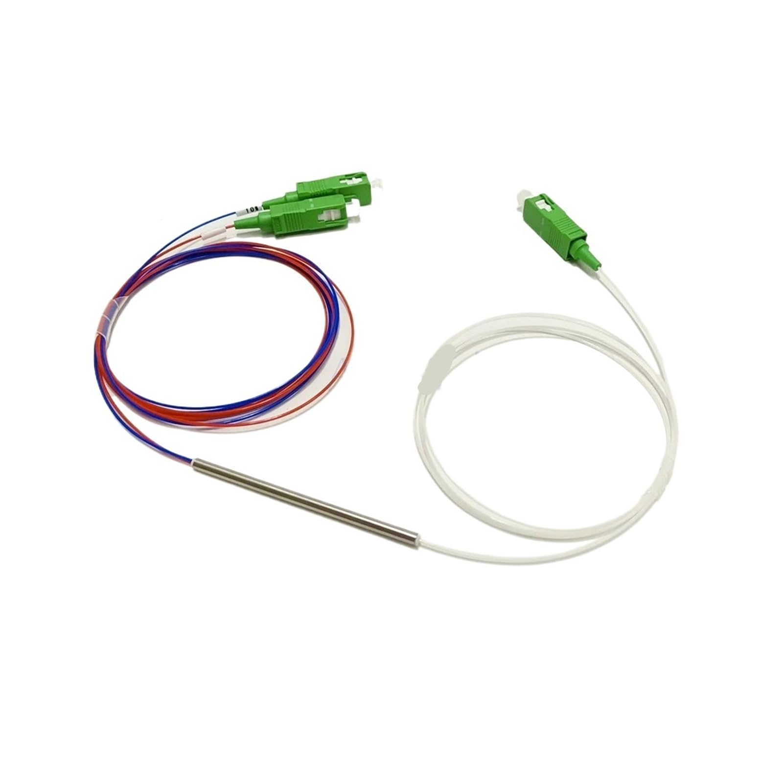 Répartiteur FBT fibre optique 1x2 SC coudé à faible perte d'insertion monomode SM Lot de 5 - 5