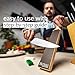 Hutsuls Leather Strop for Knife Sharpening - Top-Tier Double Sided Knife Stropping Kit with White & Green Paddle Strop Compound, Easy to Use Sharpener Leather Knife Strop Kit for Razor Sharp Edges