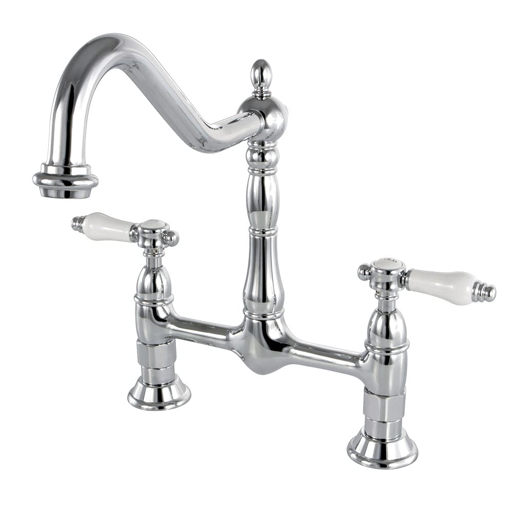 Kingston Brass Concord Wannenarmatur Mit Handbrause – Poliertes Chrom, Solide Messing