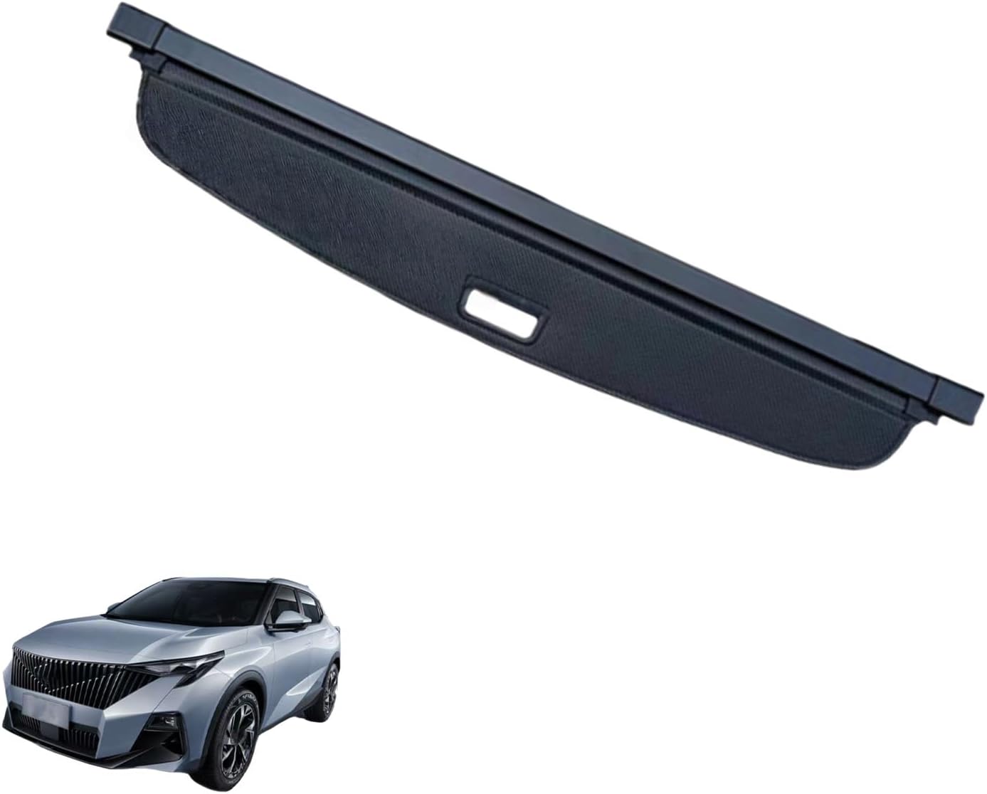 Retractable Trunk Cover for GAC Motor GS5 2018-2022, Cargo Privacy Shade Parcel Shelf Luggage Security Screen Anti-Peeping Accessories,Carbon Fiber Material