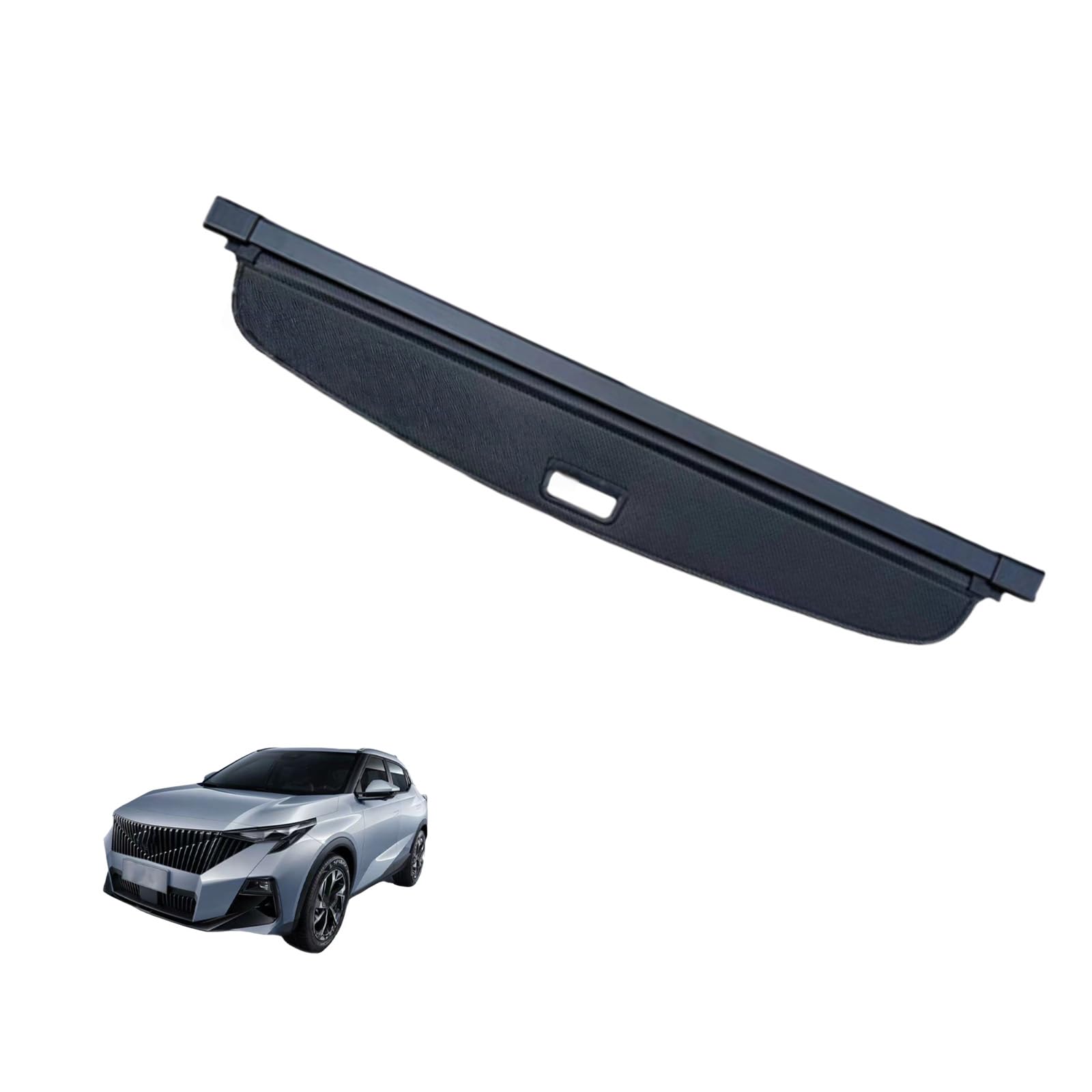 Retractable Trunk Cover for GAC Motor GS5 2018-2022, Cargo Privacy Shade Parcel Shelf Luggage Security Screen Anti-Peeping Accessories,Carbon Fiber Material