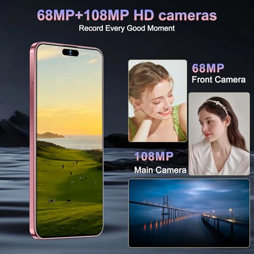 Image of 17PM Smartphone: Snapdragon 8 Gen 3, 12GB RAM + 512GB Storage, 7000mAh Battery, 6.99-inch Display, 68MP+108MP Camera, Android 15, 5G, Dual SIM - Superior OS Outperforms Competitors (Burgundy)