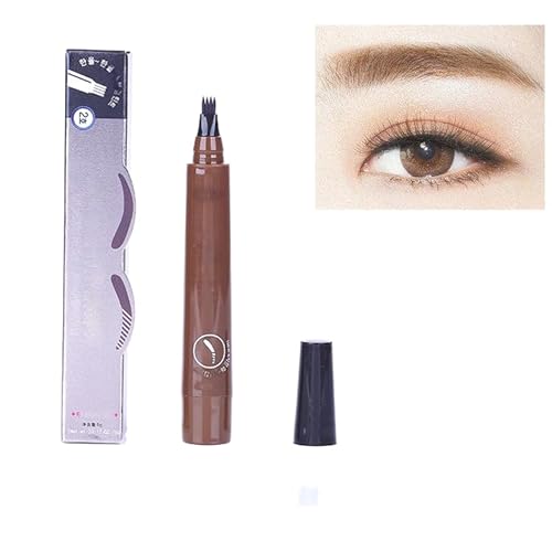 アイブロウ メンズ 4シャープアイブロウ 落ちない 眉ペンシル 眉ティント タトゥー眉ペン カラー・スプリット・アイブロウ・ペンシル 正確で長持ちする防水性と防汗性 ウォータープルーフでにじまない汗に強いアイブロウペンシル 長持ちするカラーリング 防水・防