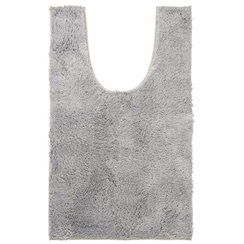 オカ 乾度良好Dナチュレ トイレマット グレー 耳長ロングサイズ