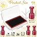 4 Pcs Fresh Egg Stamp with Black Ink Oils Round Rubber Stamp for Eggs Farm Self Ink Custom Stamp with Ink Pad Egg Cartons for Chicken Eggs Home Farm Supplies