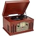 Crosley CR704D-PA Musician 3-Speed Turntable with Radio, Cd/Cassette Player, Aux-in and Bluetooth, Paprika