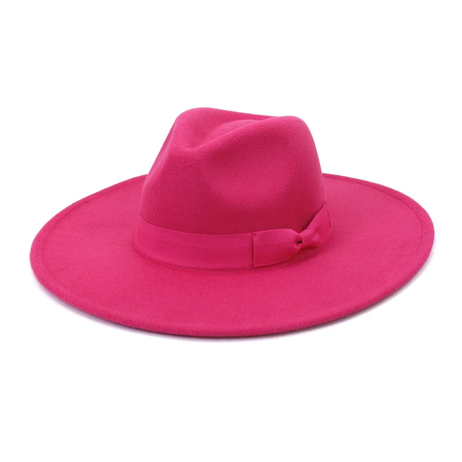 Sombrero Fedora Hombre Jazz Panamá 9,5 cm Sombrero Fedora de ala Grande otoño Mujer Fiesta Boda Sombrero de Copa Hombres Panamá Sombrero de Fieltro