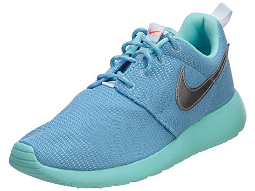 Nike Roshe Run, chaussures de course pour filles - turquoise - LKSD/MTLLC SLVR-ARTSN TL-WHITE,