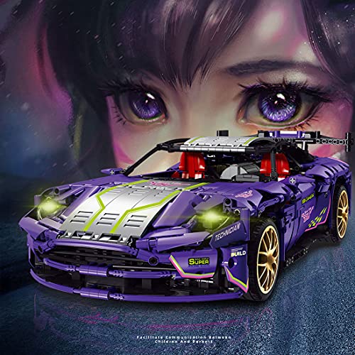 Mocdiy Technic Sportwagen für Aston Martin DB11, Sammlerstück, Superauto, Modellbausatz, 2268 + Teile, Bausteine… – Bild 3