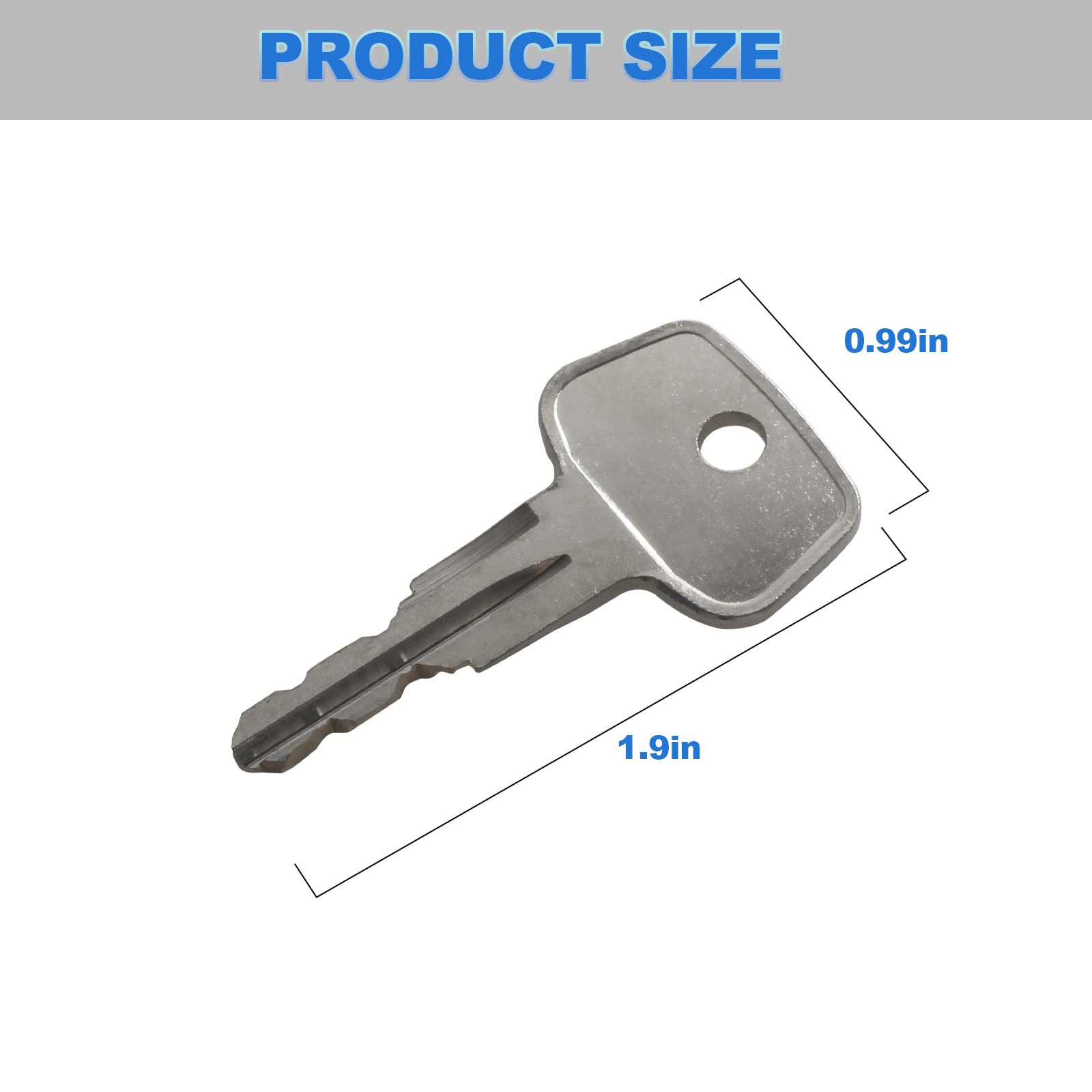 seork Car Rack Replacement Key N241 (2 Pcs) Fits for Thule Compatible Roof Racks, Cargo Box, Carriers, Crossbars Code N241