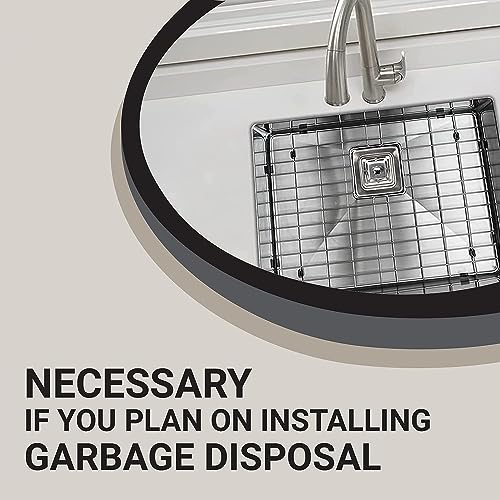 Image of Fossa 4.5 Inch Stainless Steel 5-Year Warranty Square Kitchen Sink Coupling | Drain Coupling for Home | Rust-Free & Corrosion-Resistant | Sink Strainer - Silver (Matte Finish)