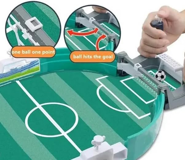 Miniatura 3 de Juego interactivo de mesa de fútbol, 2024 nuevos mini juegos de pinball de fútbol de mesa con 6 bolas, mesa interactiva para padres e hijos,