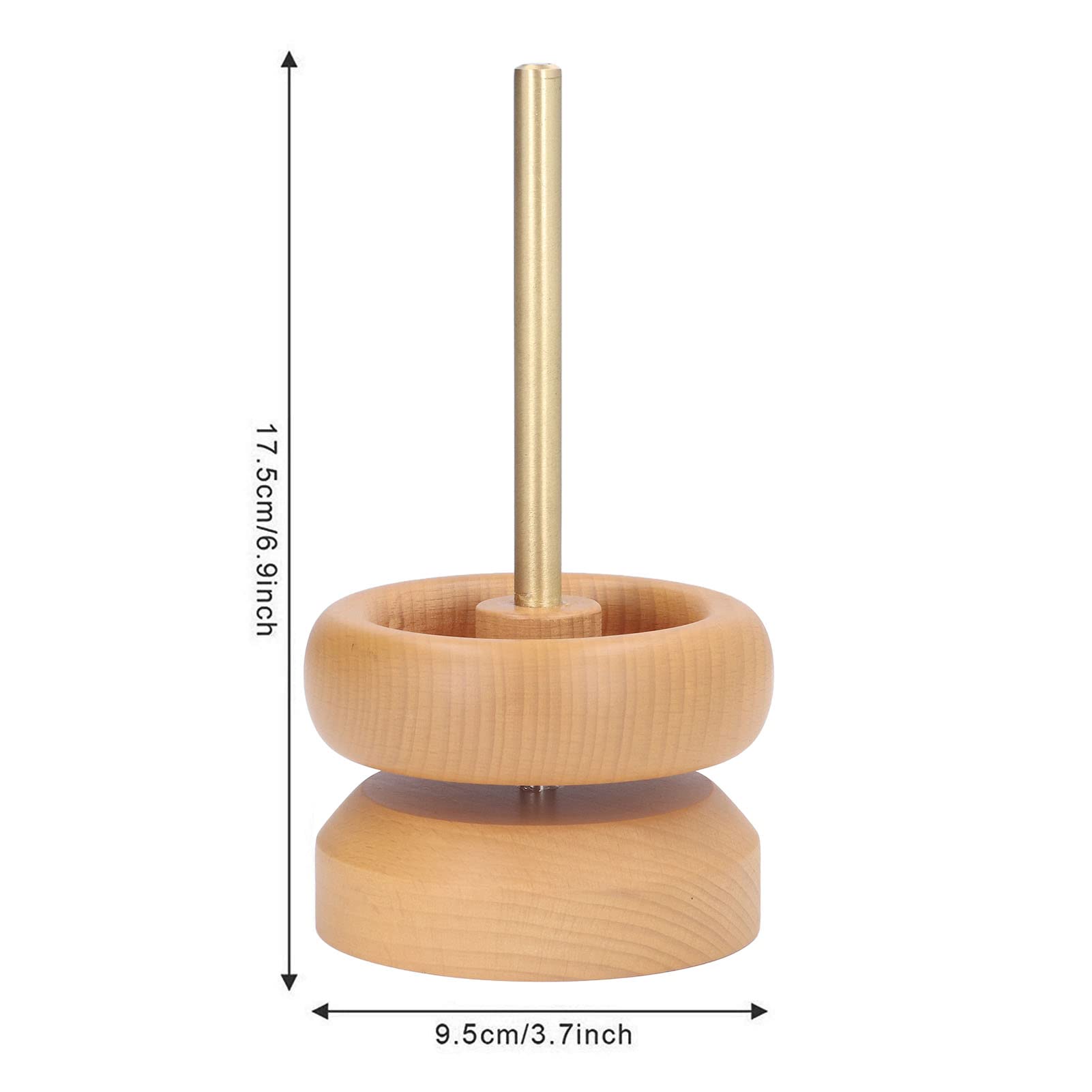 Lybunair Handcrafted Wooden Bead Spinner for Jewelry, Necklaces, Bracelets, and Waist Crafting, Includes Manual Beading Bowl, Beading Needle, Line, Bead Threading Tool, and Beads