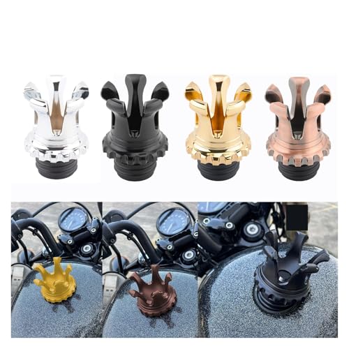 Bouchon de réservoir carburant moto finition usinée pour Softail - 2