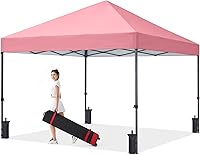 Vista 10 de COOSHADE Toldo instantáneo duradero de 10 x 10 pies (caqui) - Protección solar UPF 50+ - Impermeable y ignífugo - Perfecto para actividades al aire