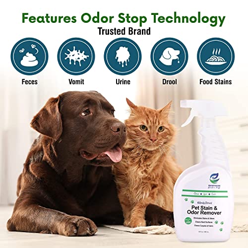 Aesroson Pet Stain and Odor Remover Spray - 3-in-1 Formula Natural Pet Odor Spray- All-Purpose Carpet Deodorizer for Pet… - Image 4