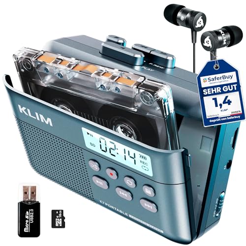 KLIM K7 Cassette Tape Player - Cassette to MP3...