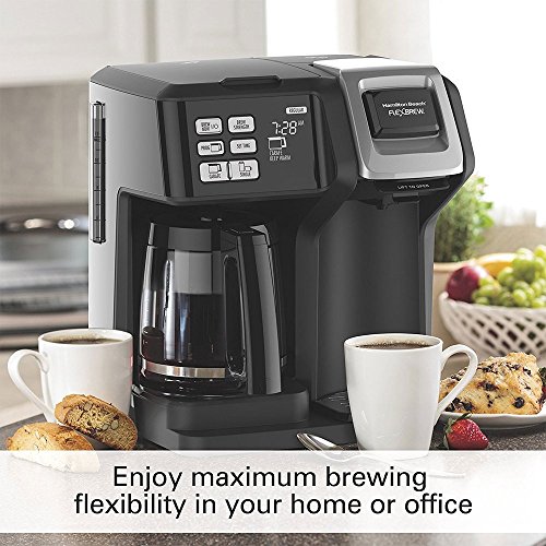 Hamilton Beach E4HB49976 Flexbrew 2-Way Brewer Programmable Coffee Maker (49976) Bundle thumb #2