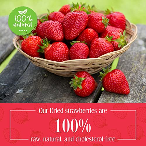 Image of 20-20 Dry Fruits Dried Strawberry 200g Jar | Healthy Strawberry Snack| High in Anti-Oxidants & Vitamin C | Supports Heart Health & Immunity