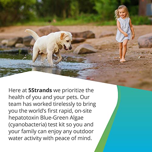 5Strands Blue Green Algae Test Kit, ﻿at Home Lake & Pond Water Testing