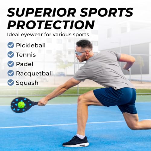 Image of Tourna Specs Eye Guards for Enhanced Visibility and Protection in Tennis, Pickleball, and Golf