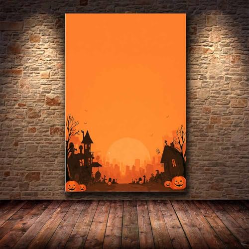 Impressions de posters d'Halloween pour décorer les salons