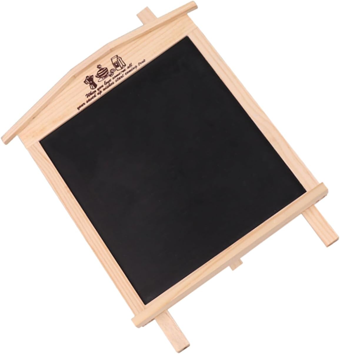 DOITOOL 1set Magnetic Chalkboard Message Board Easel Stand Decorative Hanging Sign for Home Office Weddings and Parties Premium and Fine Craftsmanship for Versatile Use