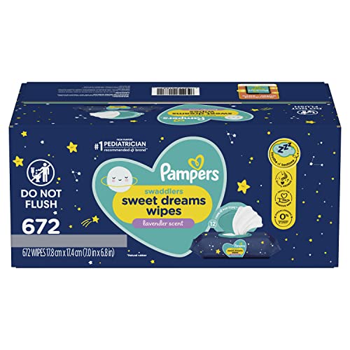 Pampers Baby Wipes Swaddlers Sweet Dreams 12X 672 Count #TOP7