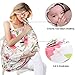 Baby Car Seat Cover, Breastfeeding Nursing Covers for Babies, Soft Breathable Multi-Use Nursing Cover Ups for Stroller High Chair Shopping Cart,Baby Shower Gifts