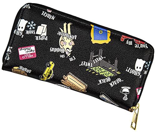 Bioworld FRIENDS The TV Series Allover Themed Designs Zip Around Wallet3