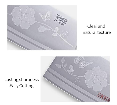 Meat Cleaver Knife 7.5 Inch, Ultra Sharp Chinese Chef's Knives, Full-Tang Chopping Knife, 30Cr13 Steel Blade Thickness 2.5 Mm, Tj Sega Series Tc1705 #TOP3