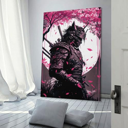 Toile fleur de cerisier samouraï pour sublimer la décoration de votre cuisine