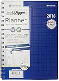 PlanAhead See It Bigger 18 Month Planner, July 2015 -December 2016,  Assorted design colors (86568)